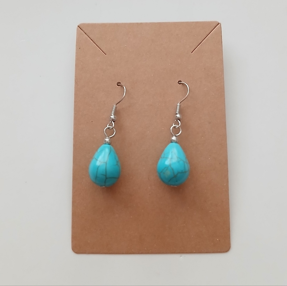 Fashion Jewelry Jewelry - Fashion Jewelry Teal Drop Earrings